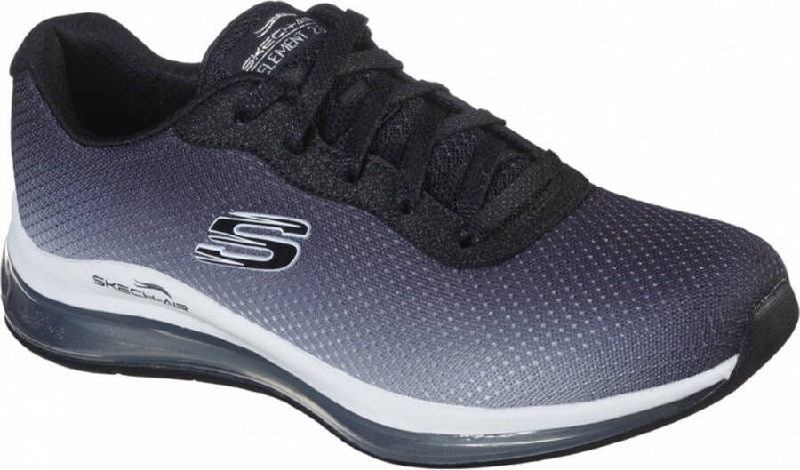 Skechers Skech-Air Element 2.0 Dames Sneakers Black White - Foto 7