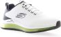 Skechers Skech-Air Element 2.0 Lomarc 232036-WBK Mannen Wit Sneakers Sportschoenen - Thumbnail 6