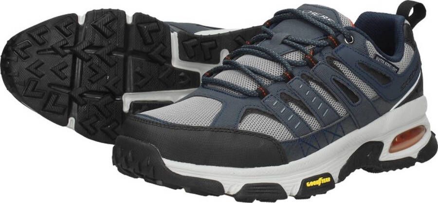 Skechers Skech-Air Envoy Heren Sneakers Donkerblauw Grijs
