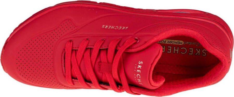 Skechers Skecher Street UNO STAND ON AIR Sneakers Dames Rood
