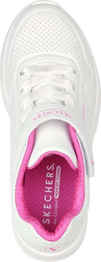 Skechers Skecher Uno Lite meisjes sneaker Wit