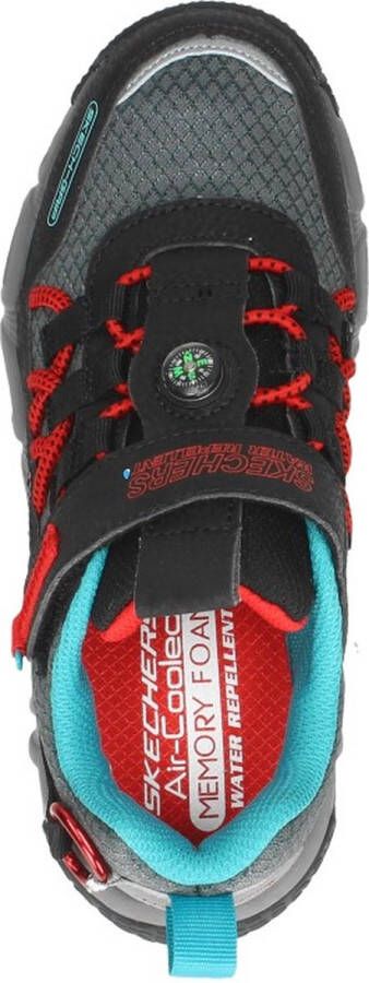 Skechers Skecher Velocitrek Pro Scout jongens sneaker Zwart rood