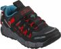 Skechers Skecher Velocitrek Pro Scout jongens sneaker Zwart rood - Thumbnail 11