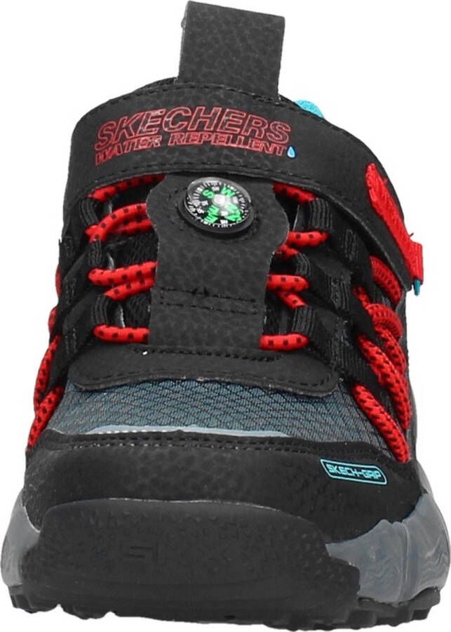 Skechers Skecher Velocitrek Pro Scout jongens sneaker Zwart rood