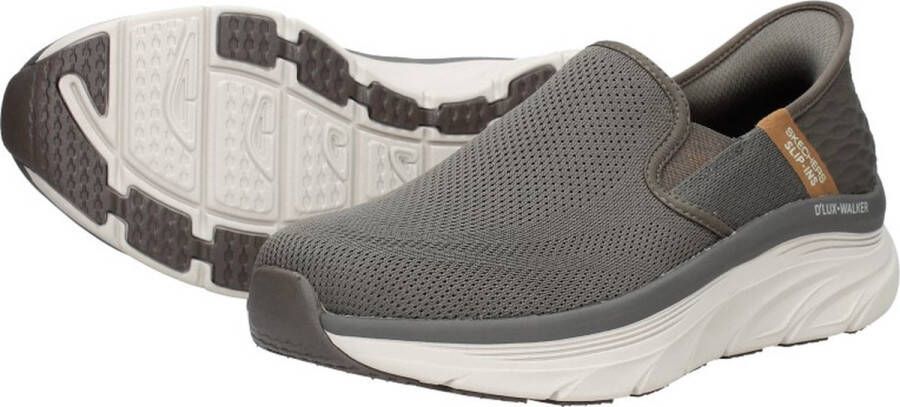 Skechers Slip-Ins: D'Lux Walker Orford Sportief donkerbruin