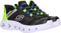 Skechers Hypno-Flash 2.0 Odelux Jongens Sneakers Zwart Multicolour - Thumbnail 13