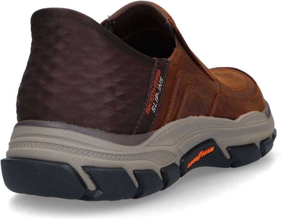Skechers Slip-ins Respected Elgin Heren Instappers Bruin