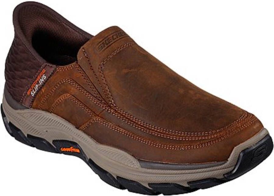 Skechers Slip-ins Respected Elgin Heren Instappers Bruin