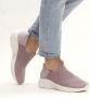 Skechers Hands Free Slip-Ins Ultra Flex 3.0 Smooth Step VEGAN Instapper Dames Roze - Thumbnail 4