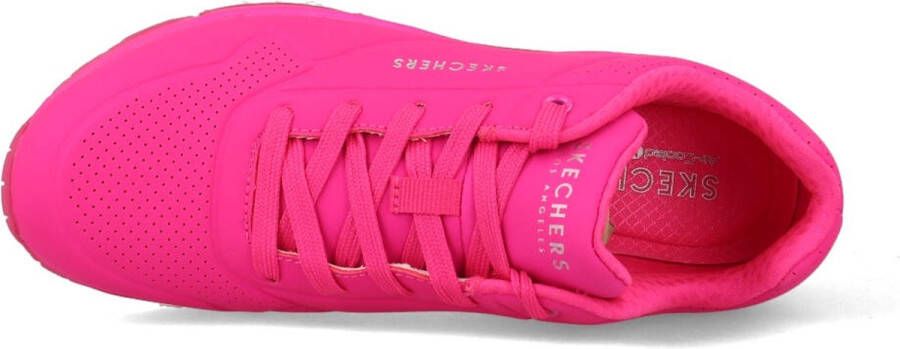 Skechers Sneaker 73667 HTPK UNO Night Shades Hot Pink Neon Roze - Foto 4
