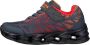 Skechers Sneaker S-Lights 400602L CCMT Grijs Oranje Rood - Thumbnail 4