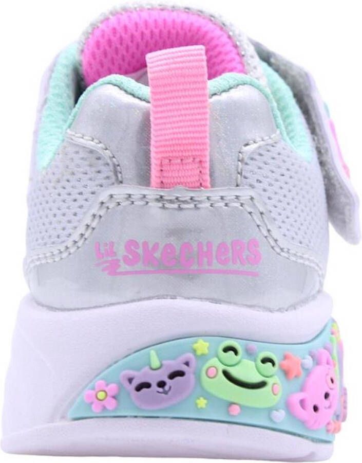 Skechers Sneaker Zilver Metalli