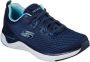Skechers Sport Dames SOLAR FUSE COSMIC VIEW Sneakers Dames Blauw - Thumbnail 3
