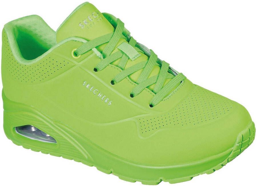 Skechers Sneakers groen Synthetisch Dames