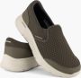 Skechers Go Walk Flex khaki Instappers groen - Thumbnail 8