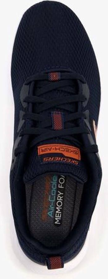 Skechers Sneakers Mannen zwart wit oranje