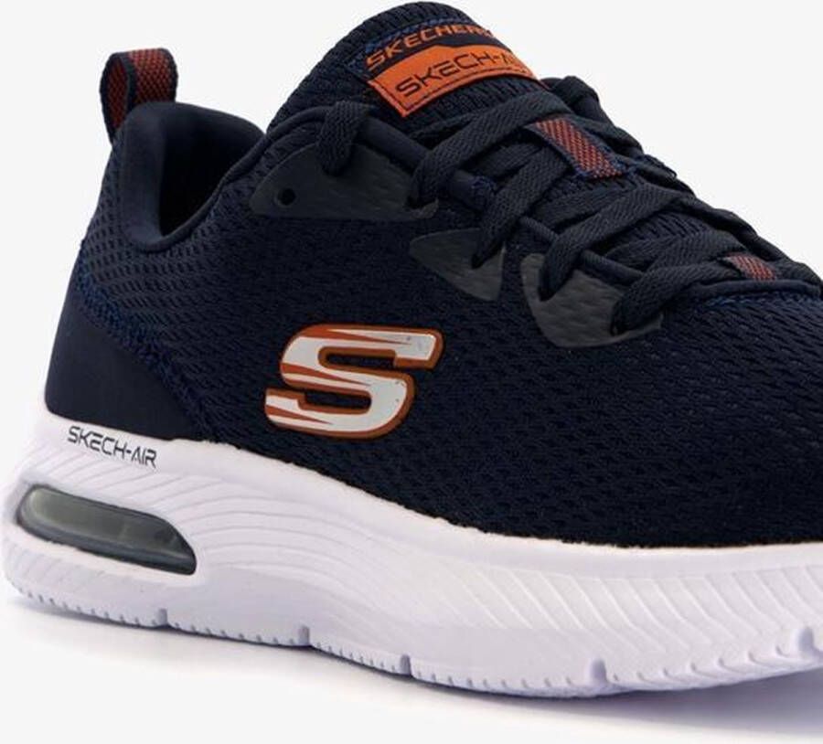 Skechers Sneakers Mannen zwart wit oranje