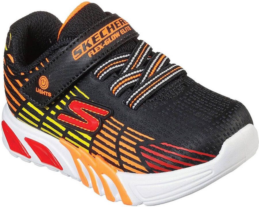Skechers Flex-Glow Elite 400135N BKMT Zwart Oranje - Foto 4