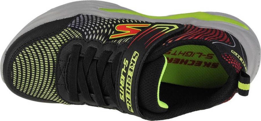 Skechers Sneakers Unisex zwart lime groen rood - Foto 7