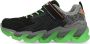 Skechers S Lights Mega Surge Jongens Sneakers Black Lime - Thumbnail 8