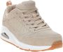 Skechers Uno Two for the Show Sneakers Vrouwen beige wit - Thumbnail 11