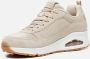 Skechers Uno Two for the Show Sneakers Vrouwen beige wit - Thumbnail 5