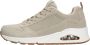 Skechers Uno Two for the Show Sneakers Vrouwen beige wit - Thumbnail 6