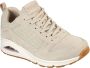 Skechers Uno Two for the Show Sneakers Vrouwen beige wit - Thumbnail 8