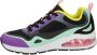 Skechers Sneakers Uno 2 Mad Air 155544 Bkmt Zwart Dames - Thumbnail 12