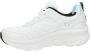 Skechers D'Lux Walker dames sneaker Wit zwart - Thumbnail 4