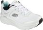 Skechers D'Lux Walker dames sneaker Wit zwart - Thumbnail 5