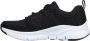 Skechers Arch Fit Glee for all zwart wit sneakers dames (149713 BKW) - Thumbnail 5