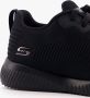 Skechers bobs squad tough talk hardloopschoenen zwart dames - Thumbnail 8