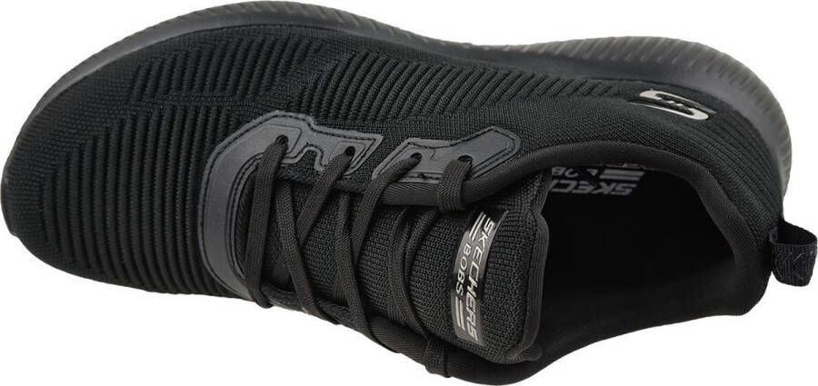 Skechers bobs squad tough talk hardloopschoenen zwart dames - Foto 14