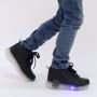 Skechers s Lights Remix sneakers zwart Synthetisch Heren - Thumbnail 12