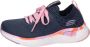 Skechers Solar Fuse meisjes sneaker Blauw - Thumbnail 7