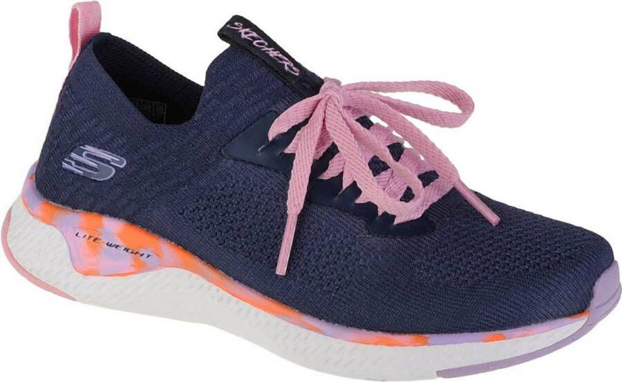 Skechers Solar Fuse meisjes sneaker Blauw