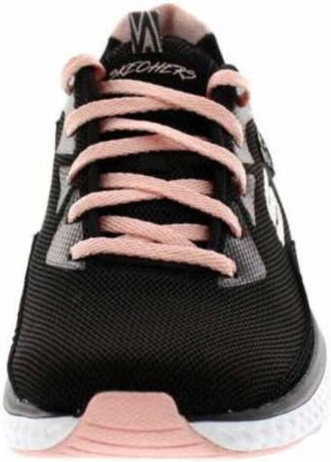 Skechers Solar Fuse Radiant Sun z.wart sneakers dames (13327 BKPK)