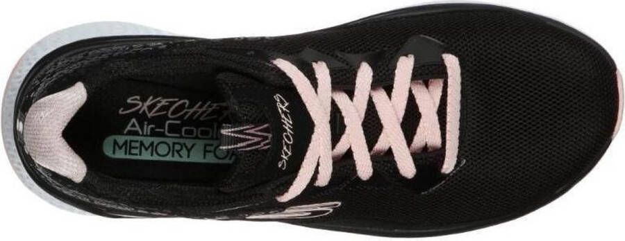 Skechers Solar Fuse Radiant Sun z.wart sneakers dames (13327 BKPK)