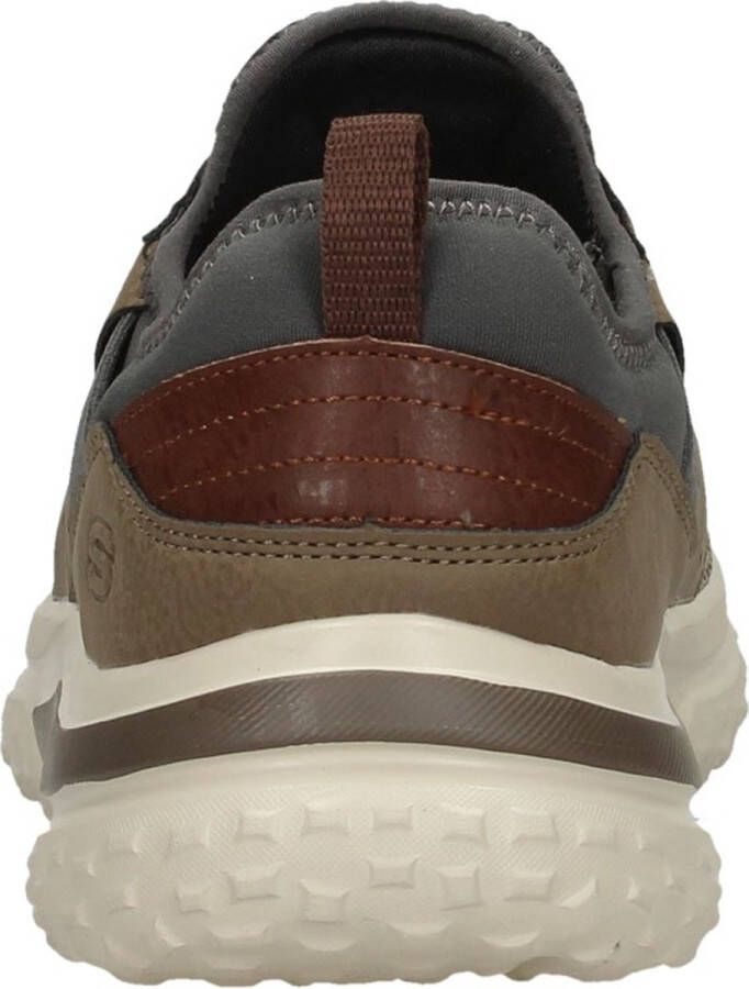 Skechers Solvano-Caspian Sneakers taupe Textiel