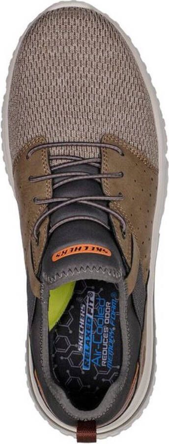 Skechers Solvano-Caspian Sneakers taupe Textiel