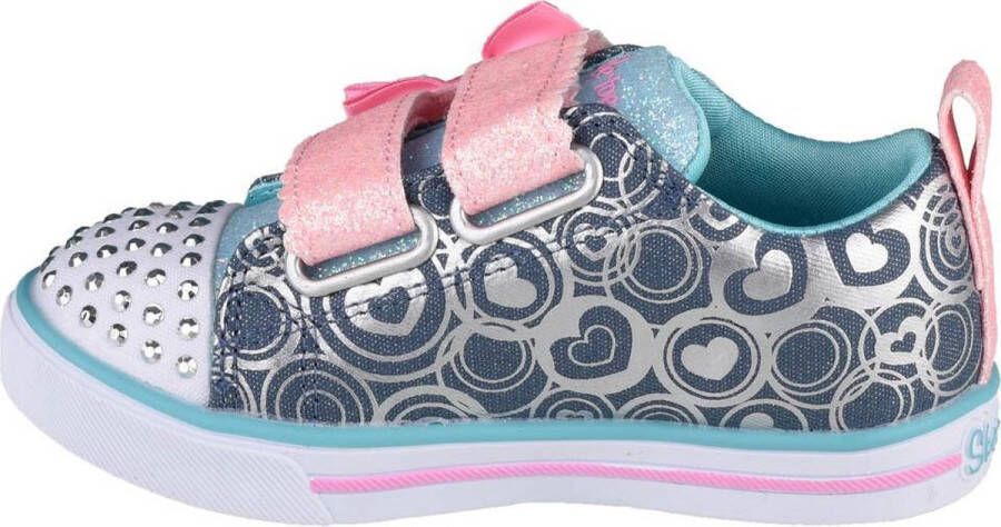 Skechers Sparkle Lite-Lil Heartsland 314754N-DMLT voor meisje Grijs Sportschoenen