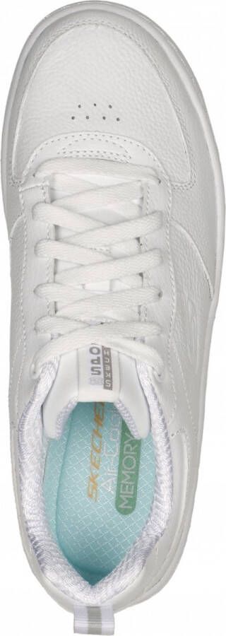 Skechers Sport Court Illustrious dames sneaker Wit