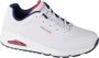 Skechers Sneakers met sleehak Uno Stand on Air Vrijetijdsschoen lage schoen veterschoen met fijne perforatie - Thumbnail 35