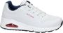 Skechers Sneakers met sleehak Uno Stand on Air Vrijetijdsschoen lage schoen veterschoen met fijne perforatie - Thumbnail 24