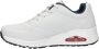 Skechers Sneakers met sleehak Uno Stand on Air Vrijetijdsschoen lage schoen veterschoen met fijne perforatie - Thumbnail 16