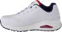 Skechers Sneakers met sleehak Uno Stand on Air Vrijetijdsschoen lage schoen veterschoen met fijne perforatie - Thumbnail 20