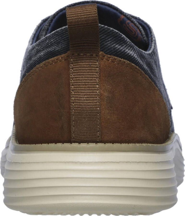 Skechers Stat Pexton Heren Sneakers Navy