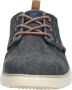 Skechers Vintage Gewassen Canvas en Suède Oxford Sneaker Blue Heren - Thumbnail 9