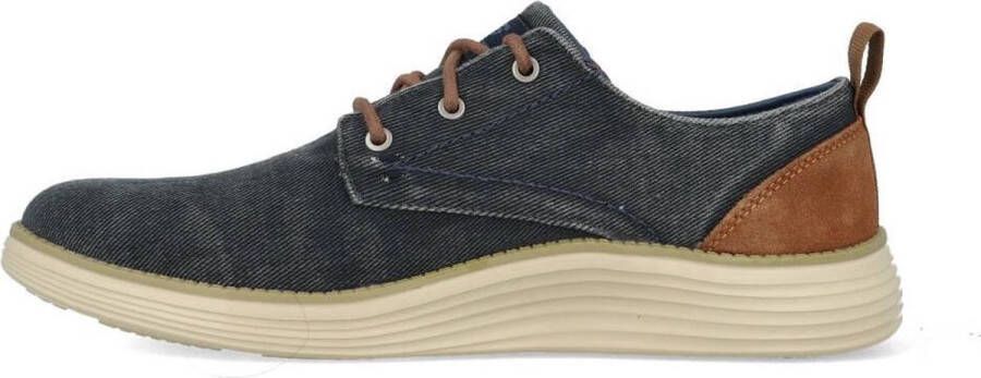 Skechers Stat Pexton Heren Sneakers Navy